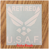 Proud US Air Force Window Decal Mom Dad Aunt Uncle Retired #decals #stickers #windowdecal #windowsticker #airforce