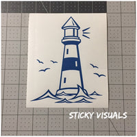 Lighthouse #3 Window Decal Sticker Pick Size & Color #decals #stickers #windowdecal #windowsticker #fundecal #makeastatement #lighthouse