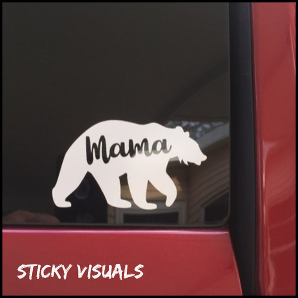 Mama Bear Window Decal Sticker Pick Size & Color #decals #stickers #windowdecal