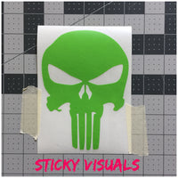 Punisher Skull Decal Sticker Pick Size & Color #decals #stickers #windowdecal #windowsticker #fundecal #makeastatement #punisher
