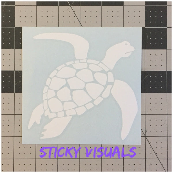 Sea Turtle Window Decal Sticker Pick Size & Color #decals #stickers #windowdecal #windowsticker #fundecal #makeastatement #turtle